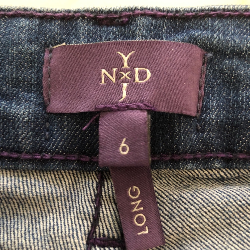 NYDJ dark denim straight leg